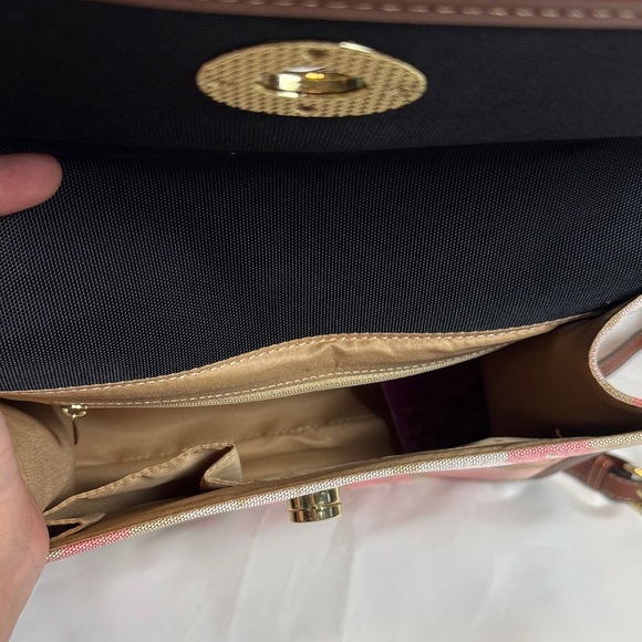 NWT Hawaiian Floral Pink and Brown Women's Bag - Picture 6 of 6